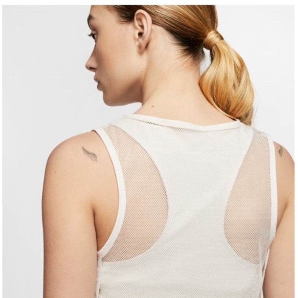Nike Court Elevated Essential Dry Tank light orewood brown/white Tennis Top M - Picture 2 of 9